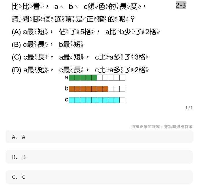 題庫測驗題目1