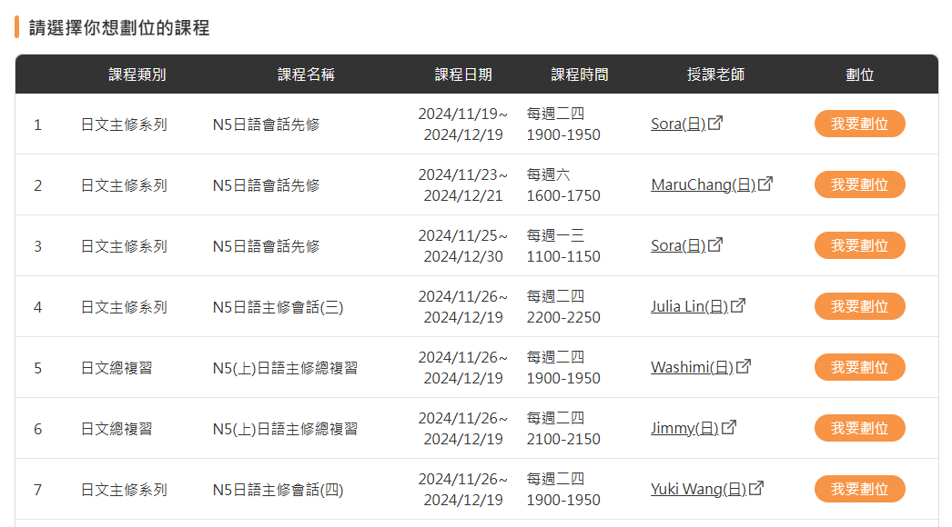 巨匠日文訂課