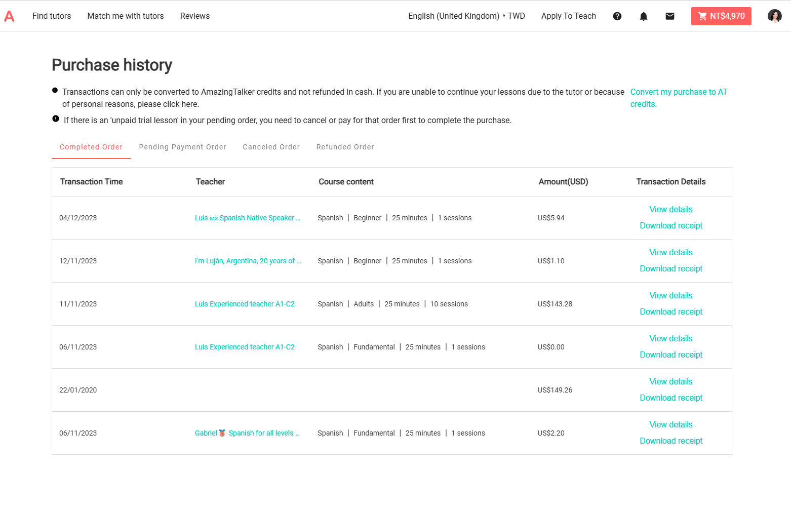 TutorABC vs AmazingTalker 比較 上課心得